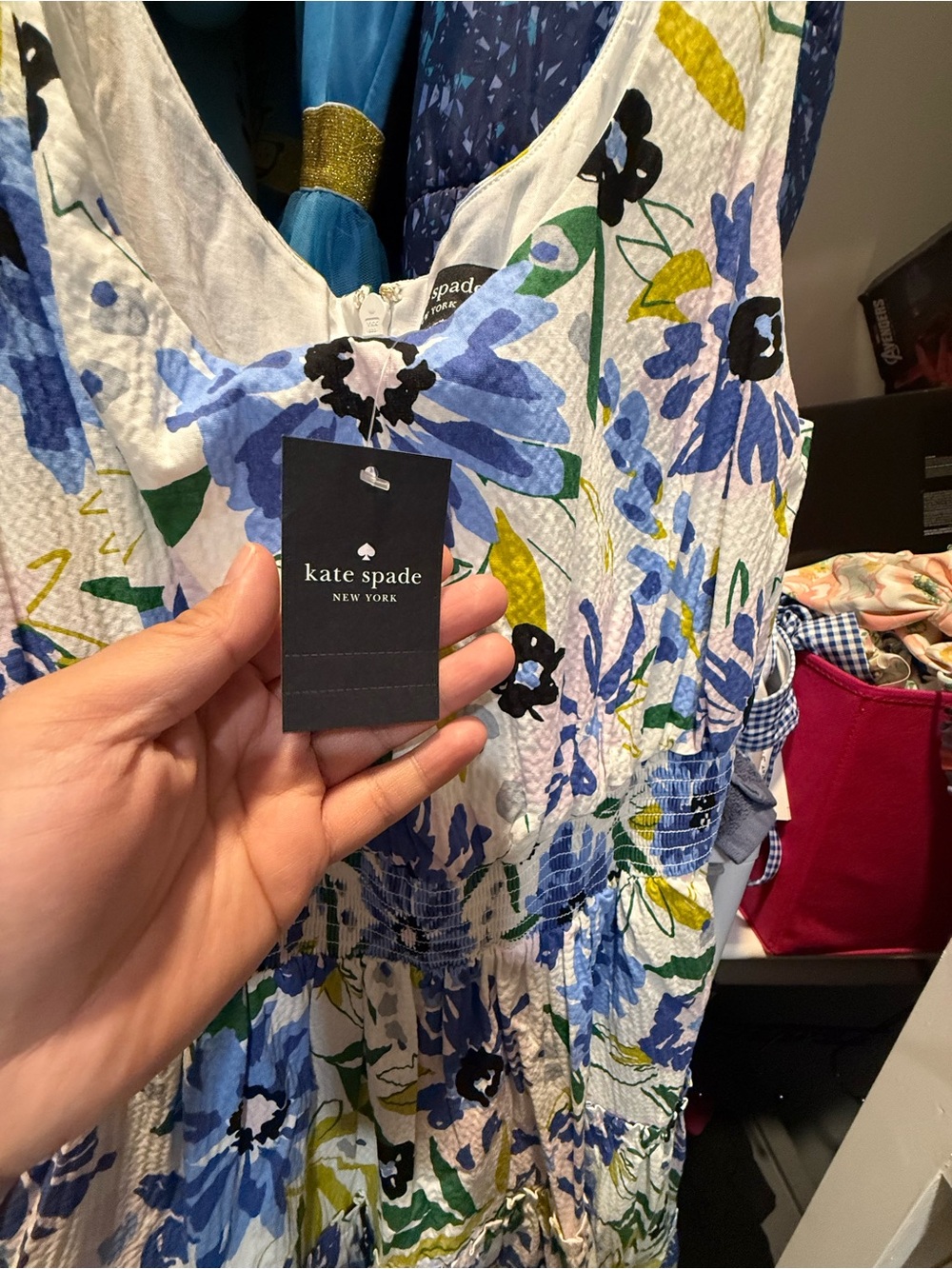 Kate Spade NY NWTFestive Floral Tiered Dress s14